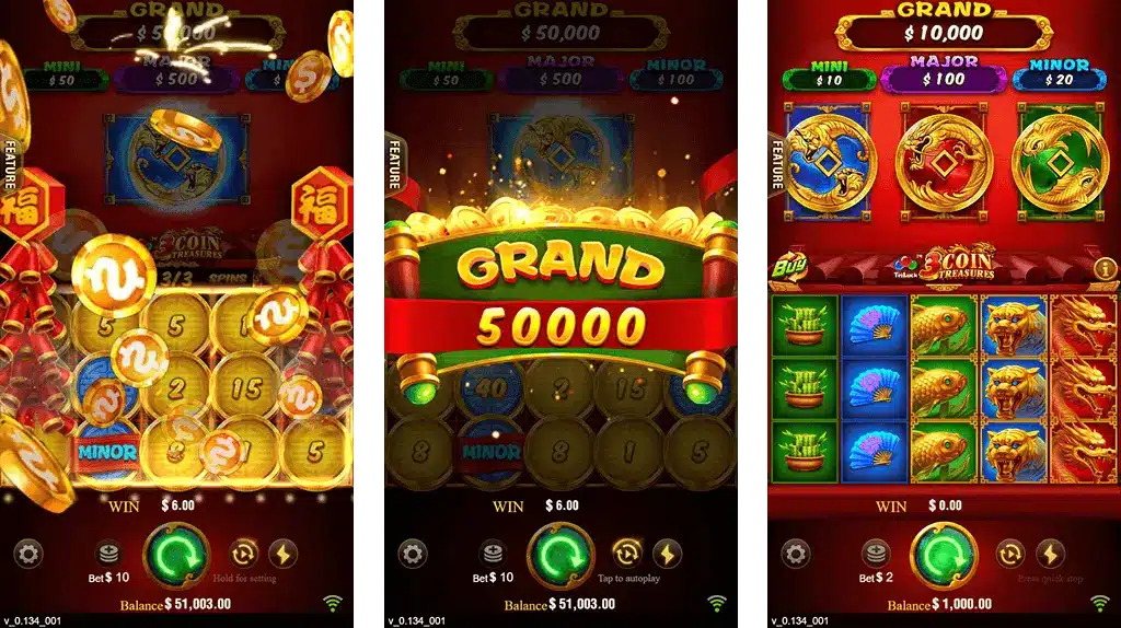 3 Coins Wolf777Con Bonus